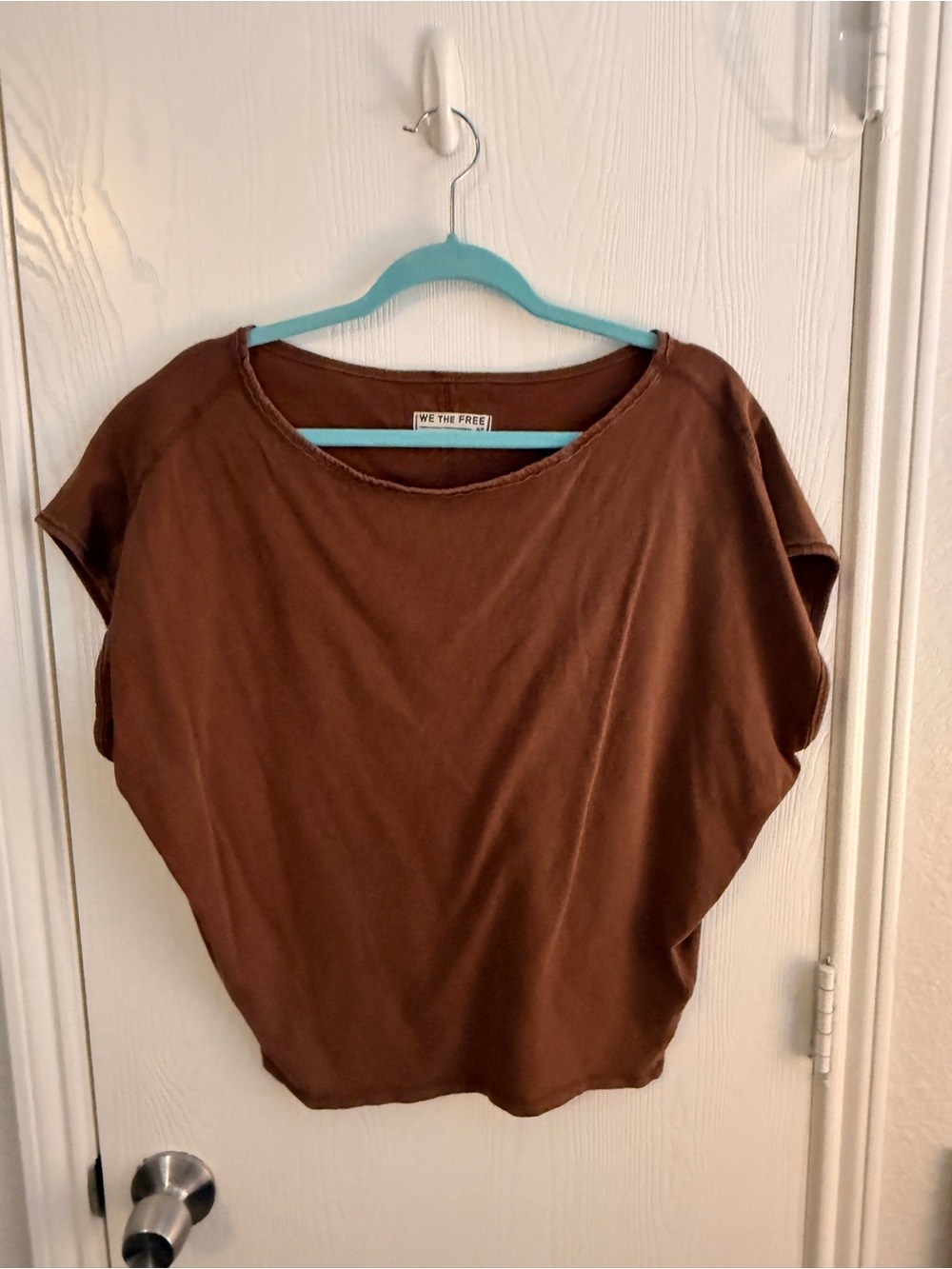 We The Free Brown Dolman Short Sleeve Tee